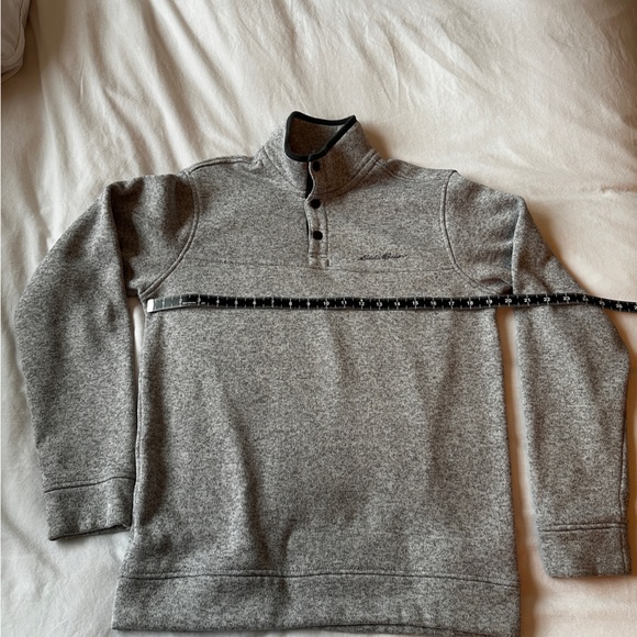 Eddie Bauer Men's Convector Snap Mock Sweater M Like New - Picture 7 of 11